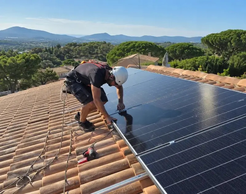 Installateur panneaux solaires Cambon — pose photovoltaïque sur toiture