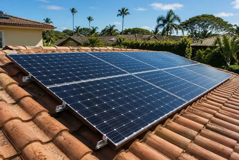 Installation de panneaux solaires à Cambon